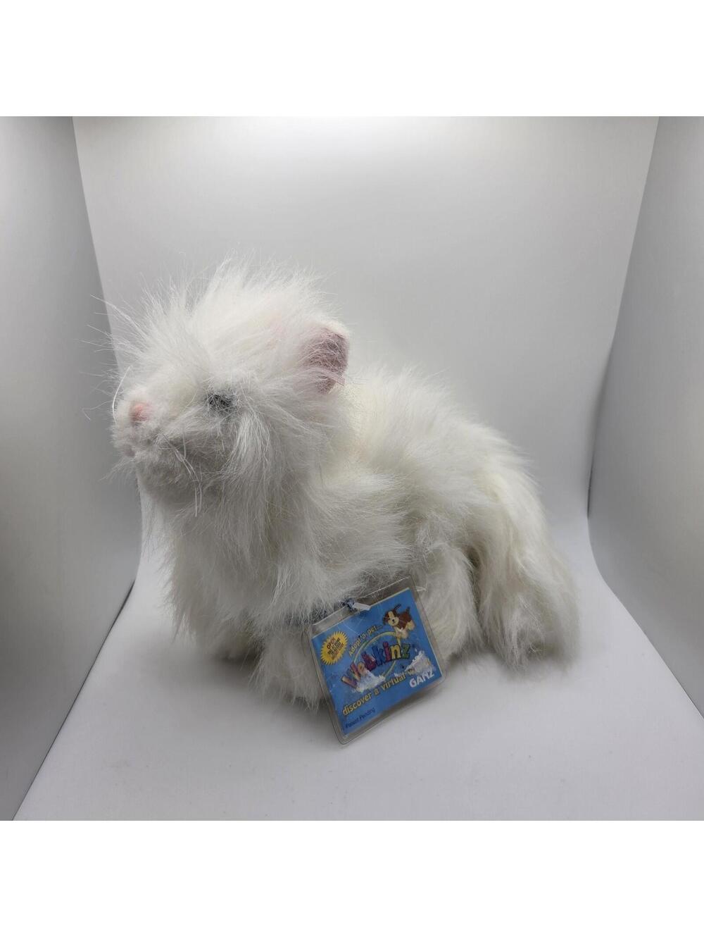 Webkinz Ganz Persian Cat HM110 Stuffed Animal Plush New Sealed Code